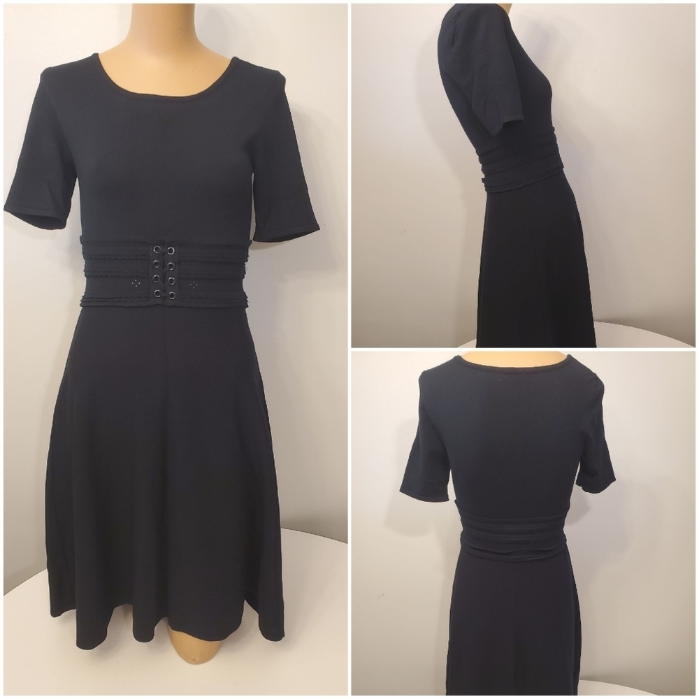 Beautiful Knitted Corset Waist Dress